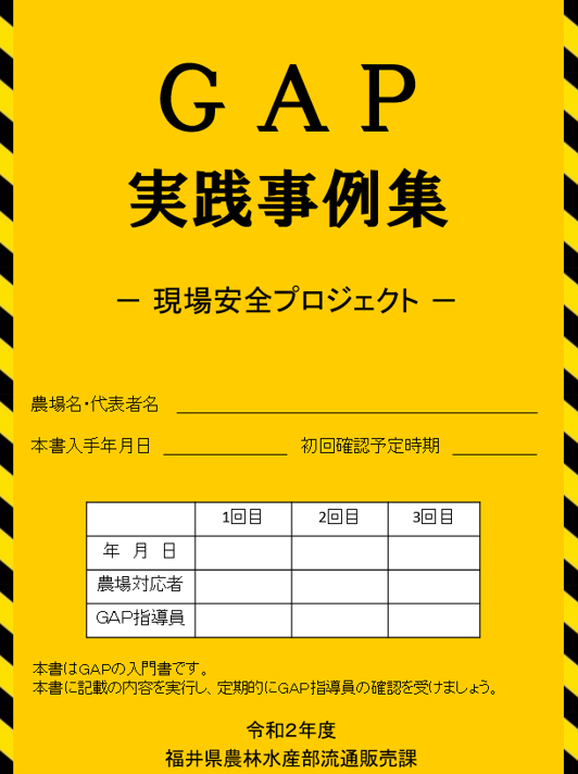 GAP実践事例集表紙