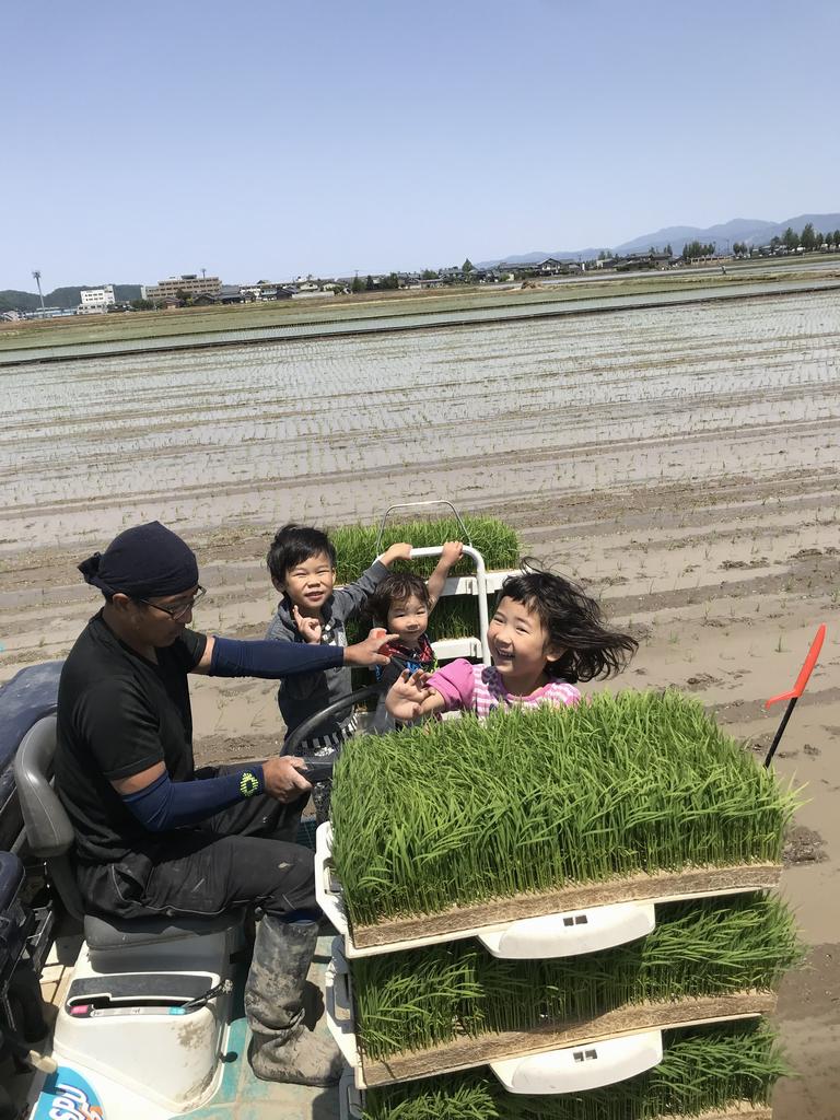 福井県知事賞「田植え機に乗ったよ」