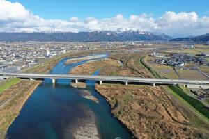 新九頭竜橋　完成全景写真