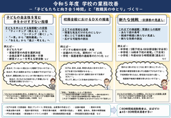 令和５年度学校の業務改善