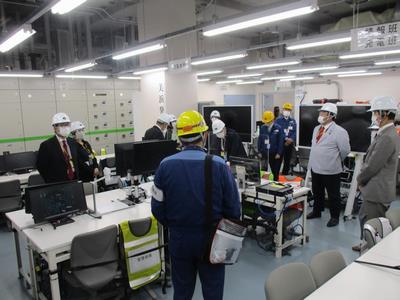 関西電力（株）美浜発電所の現場視察