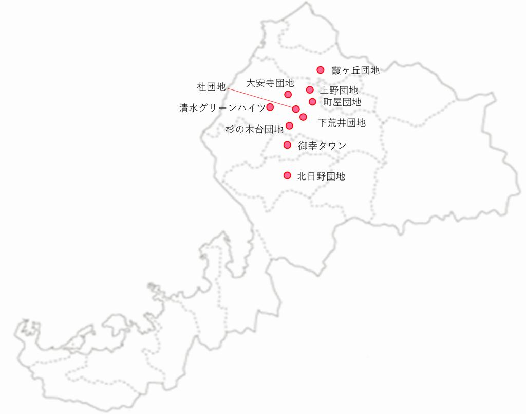 県営住宅位置図