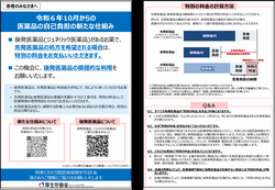 長期収載品の選定療養