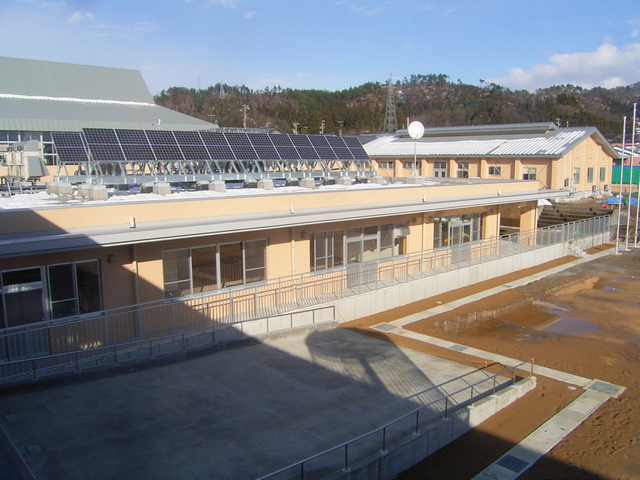 奥越特別支援学校の全景