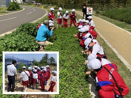 吉野小学校（園内見学）