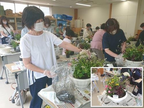 暑い夏を吹き飛ばそう! 花の寄せ植え教室