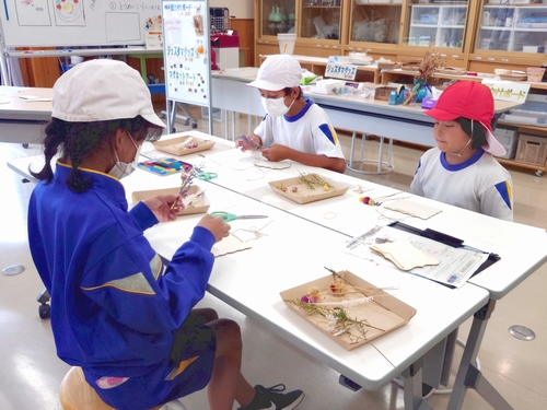 佐分利小学校遠足(mini壁掛けボードづくり)