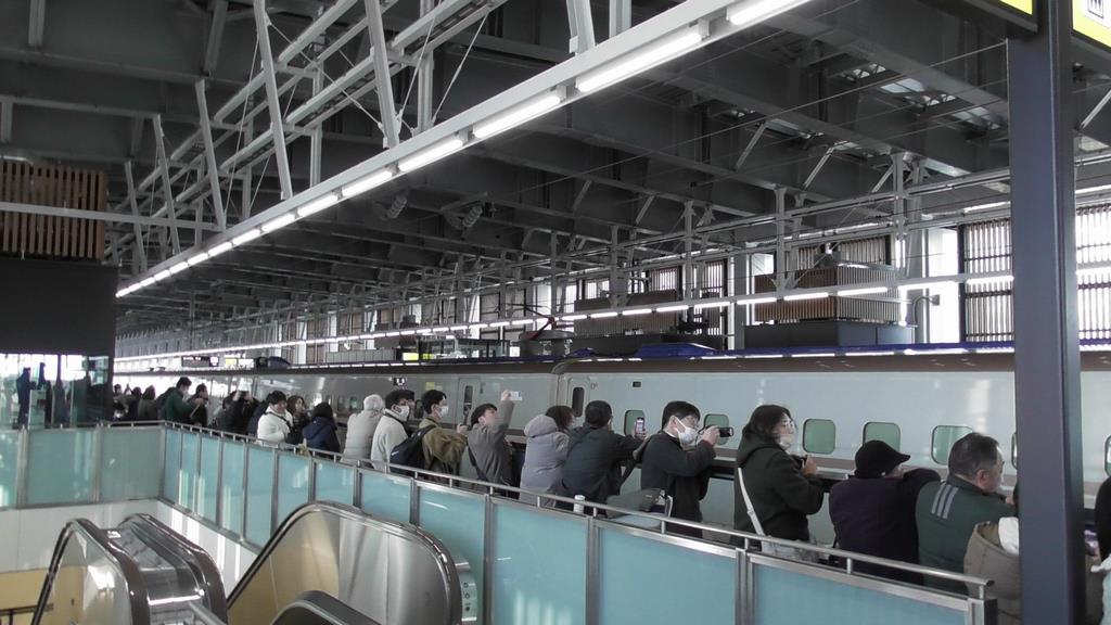 芦原温泉駅内覧会（ホーム階）