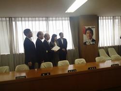 野田自民党総務会長への要請