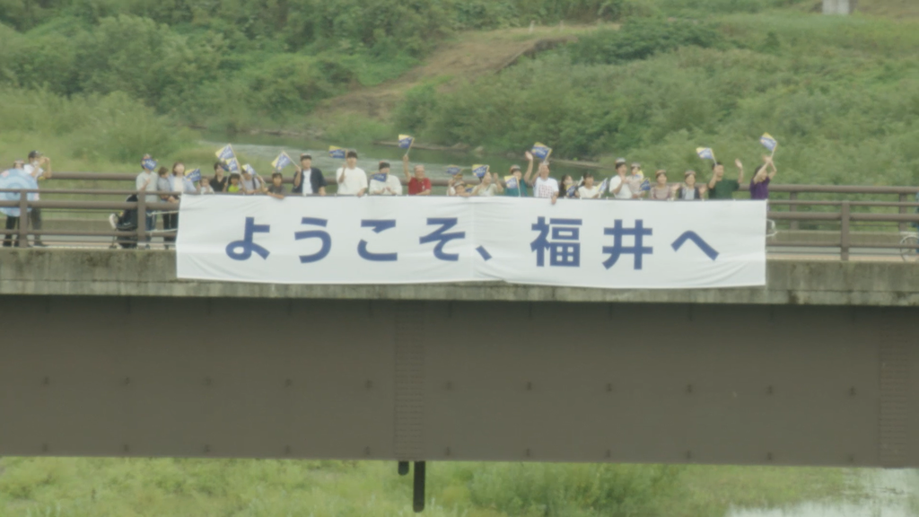 福井情熱駅長の場面（３）