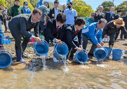 放流写真
