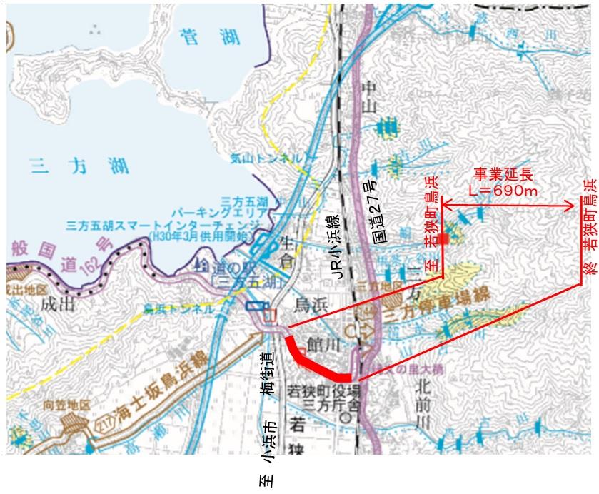 鳥浜_位置図