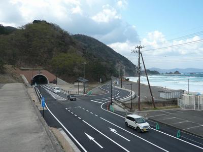 開通後の様子（竹波）