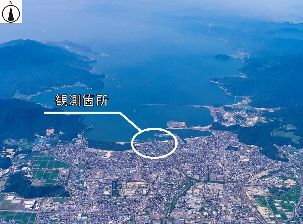 河口砂州位置図