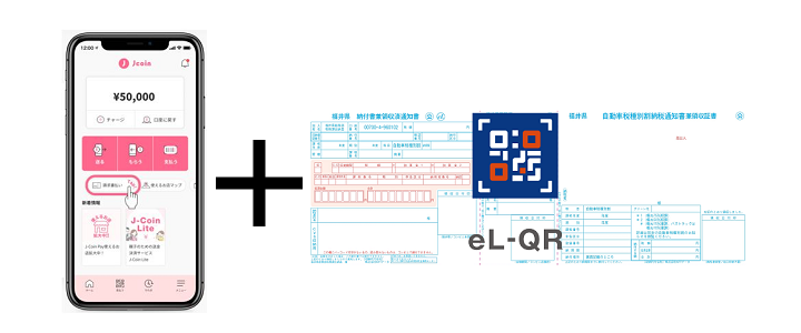 スマホ＋ＱＲコード